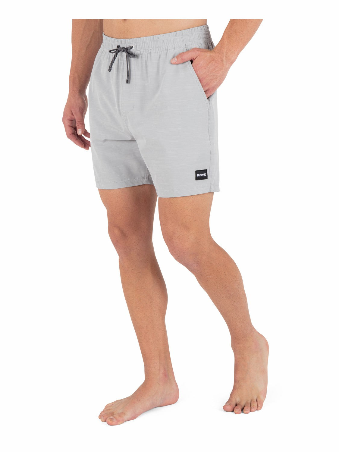 Phantom Eco Slub Lined Volley 17" Light Stone Grey - Hurley
