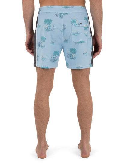 Phantom Naturals Blocked Session Boardshort 16" EIFEL BLUE - Hurley