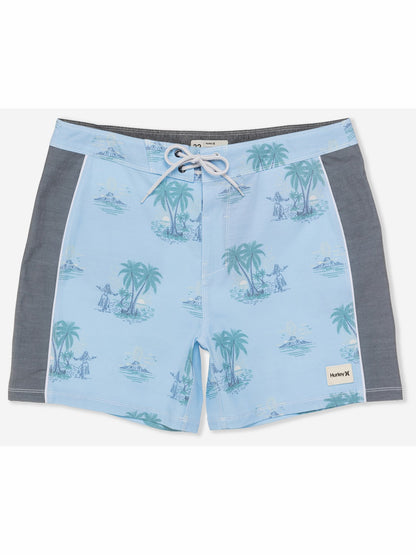 Phantom Naturals Blocked Session Boardshort 16" EIFEL BLUE - Hurley