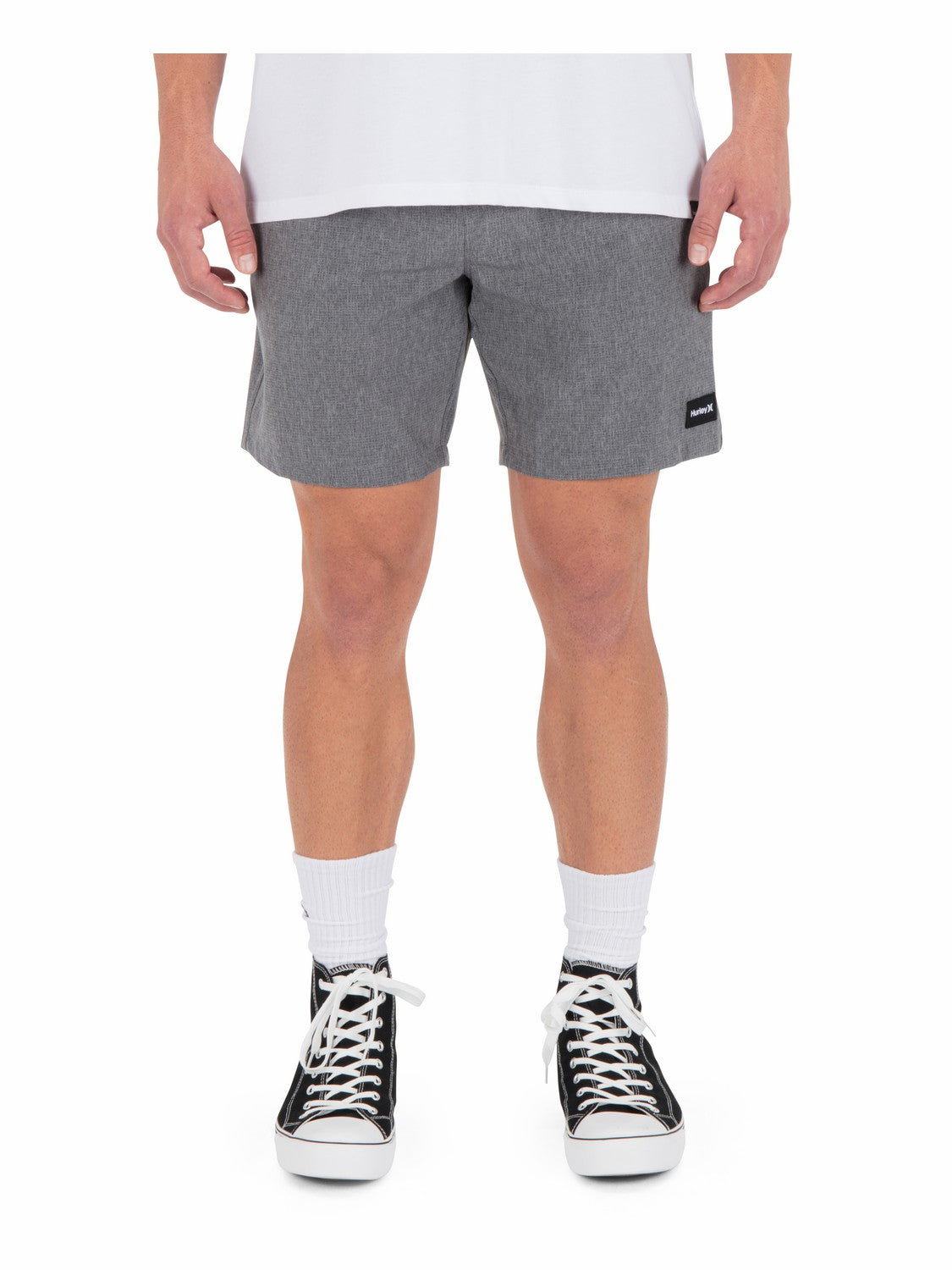 Phantom Flow Volley Walkshort 18" Black Heather - Hurley