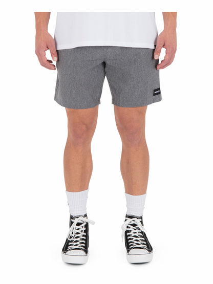 Phantom Flow Volley Walkshort 18" Black Heather - Hurley