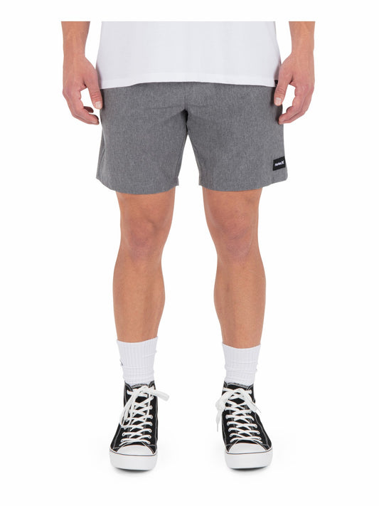 Phantom Flow Volley Walkshort 18" Black Heather - Hurley
