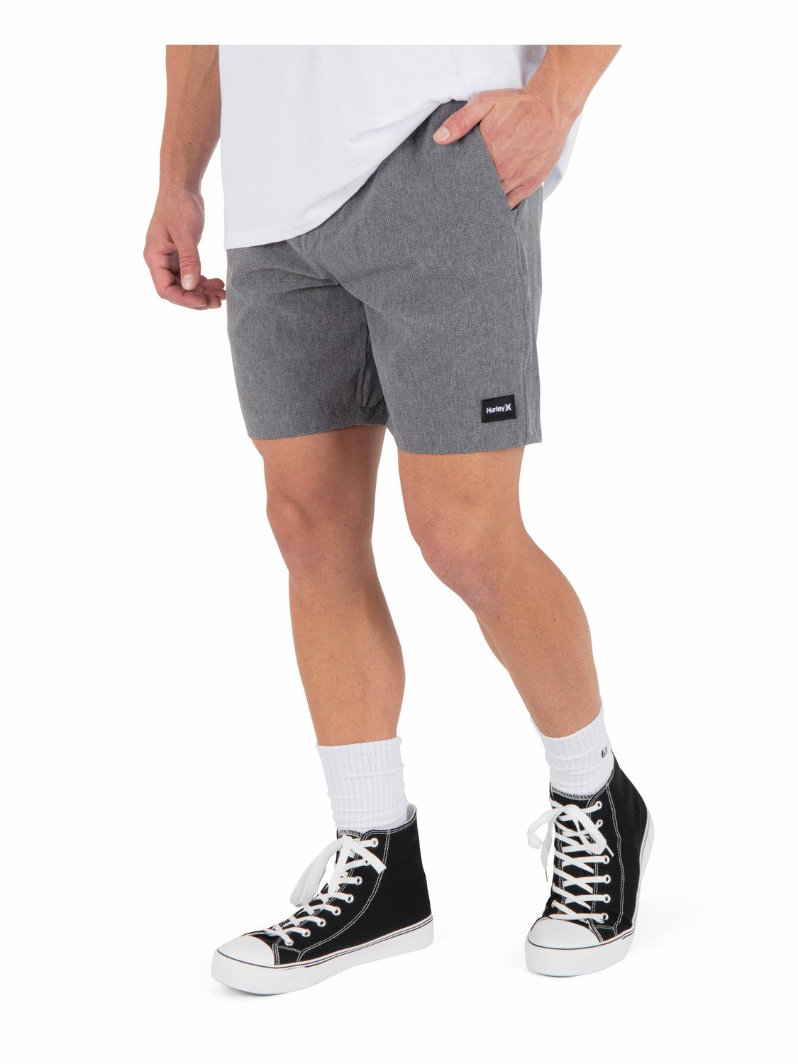 Phantom Flow Volley Walkshort 18" Black Heather - Hurley