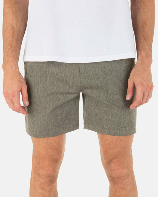 Phantom Heather Walkshort 18" Olive - Hurley