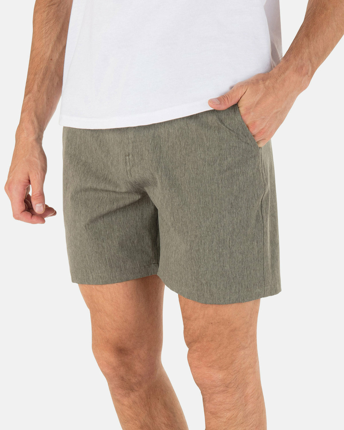 Phantom Heather Walkshort 18" Olive - Hurley