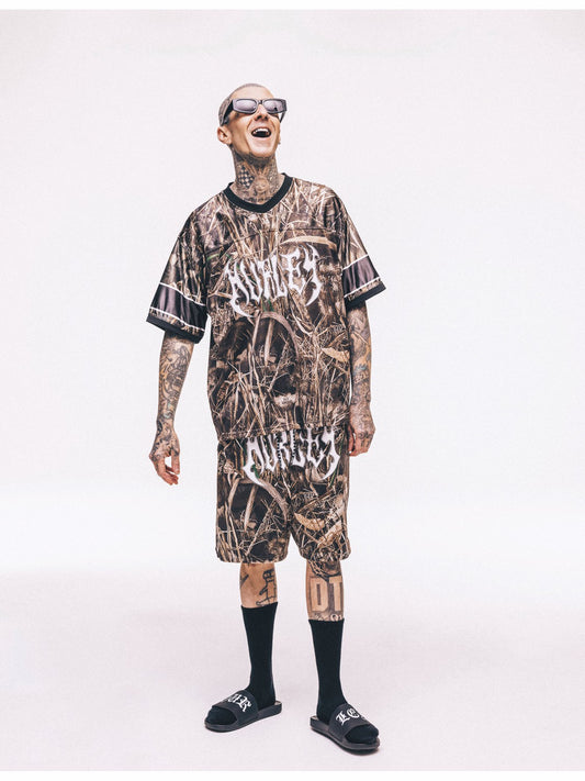 Hurley x Travis Barker Real Tree Mosh Pit Mesh Short Black - Hurley