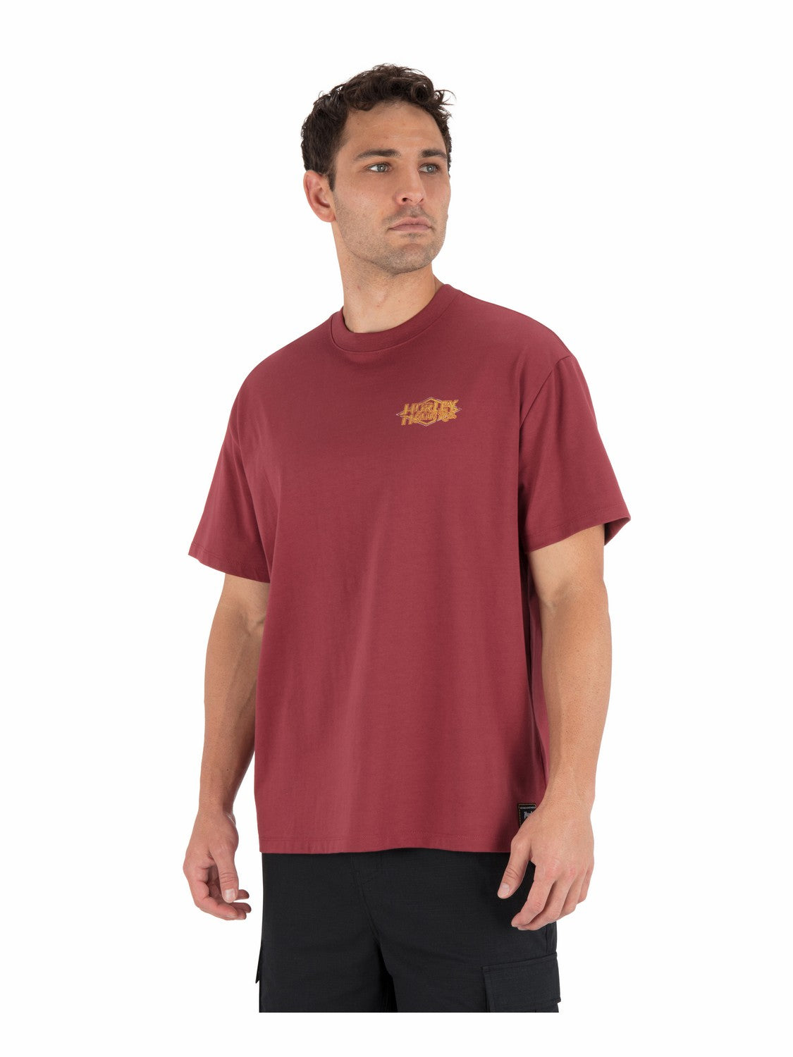 Fly Short Sleeve Cherry Crimson - Hurley