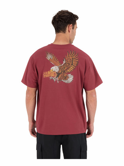 Fly Short Sleeve Cherry Crimson - Hurley