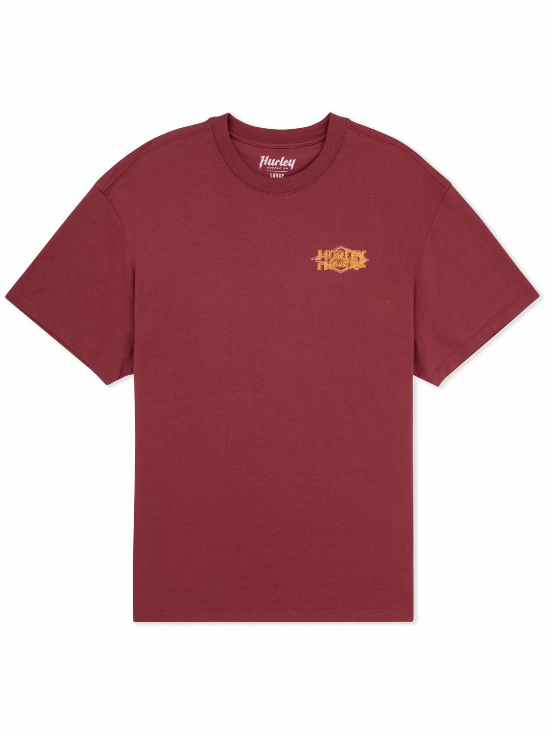 Fly Short Sleeve Cherry Crimson - Hurley