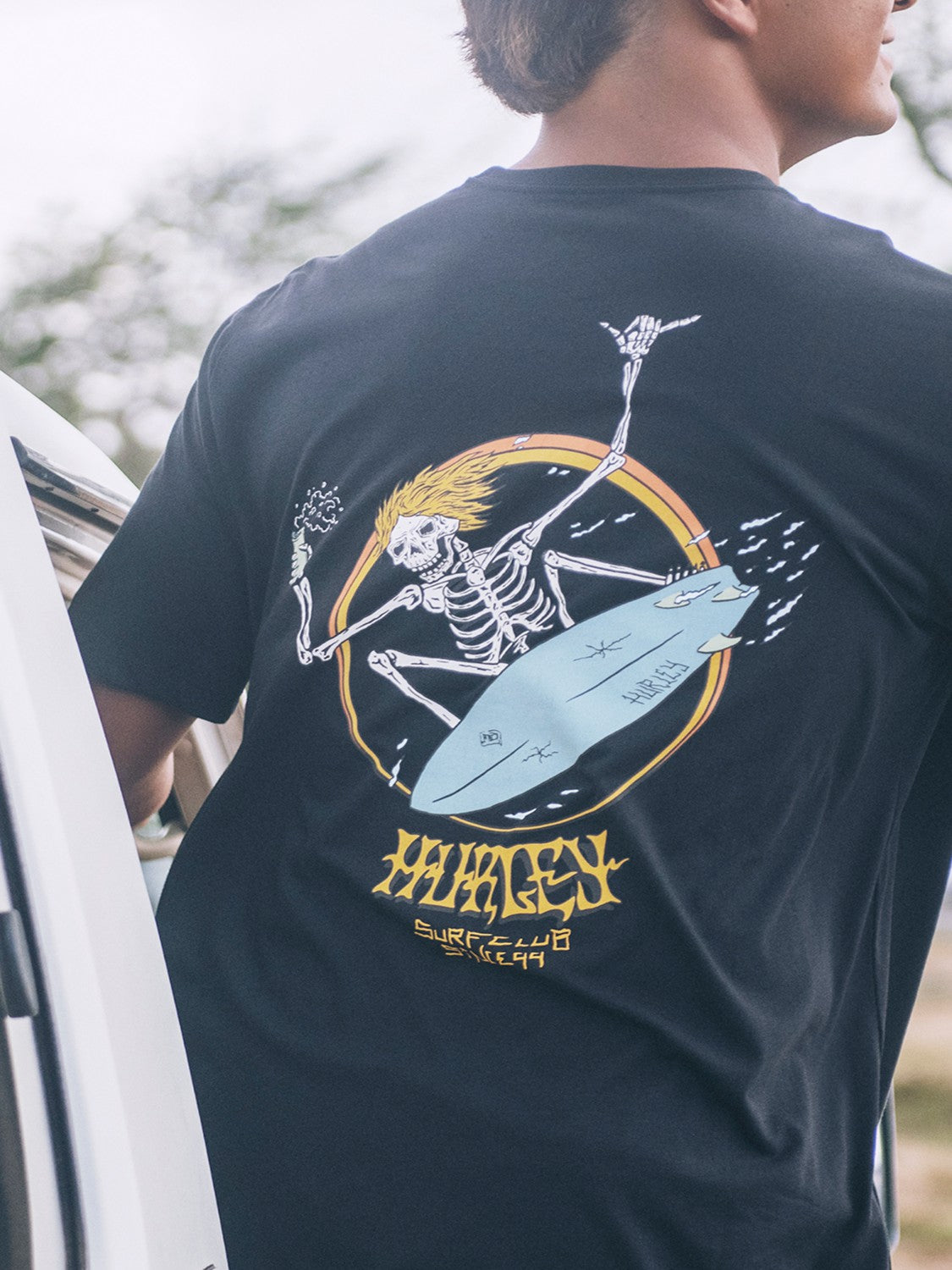 Skeletor Short Sleeve Black - Hurley