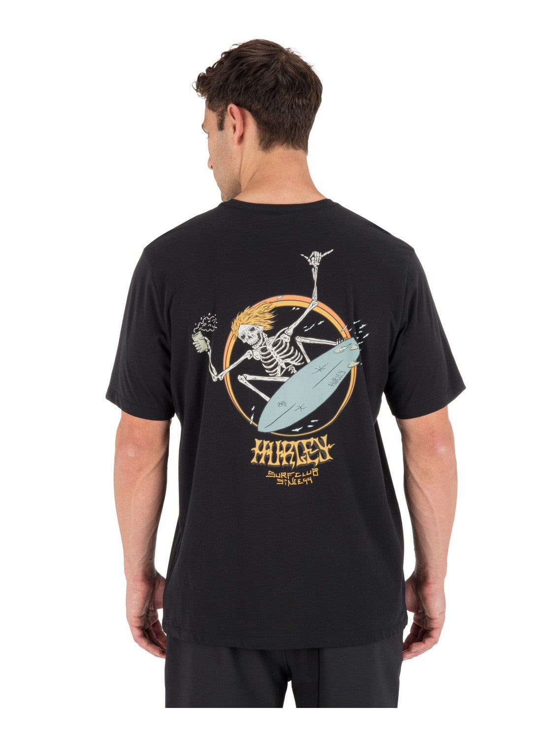 Skeletor Short Sleeve Black - Hurley