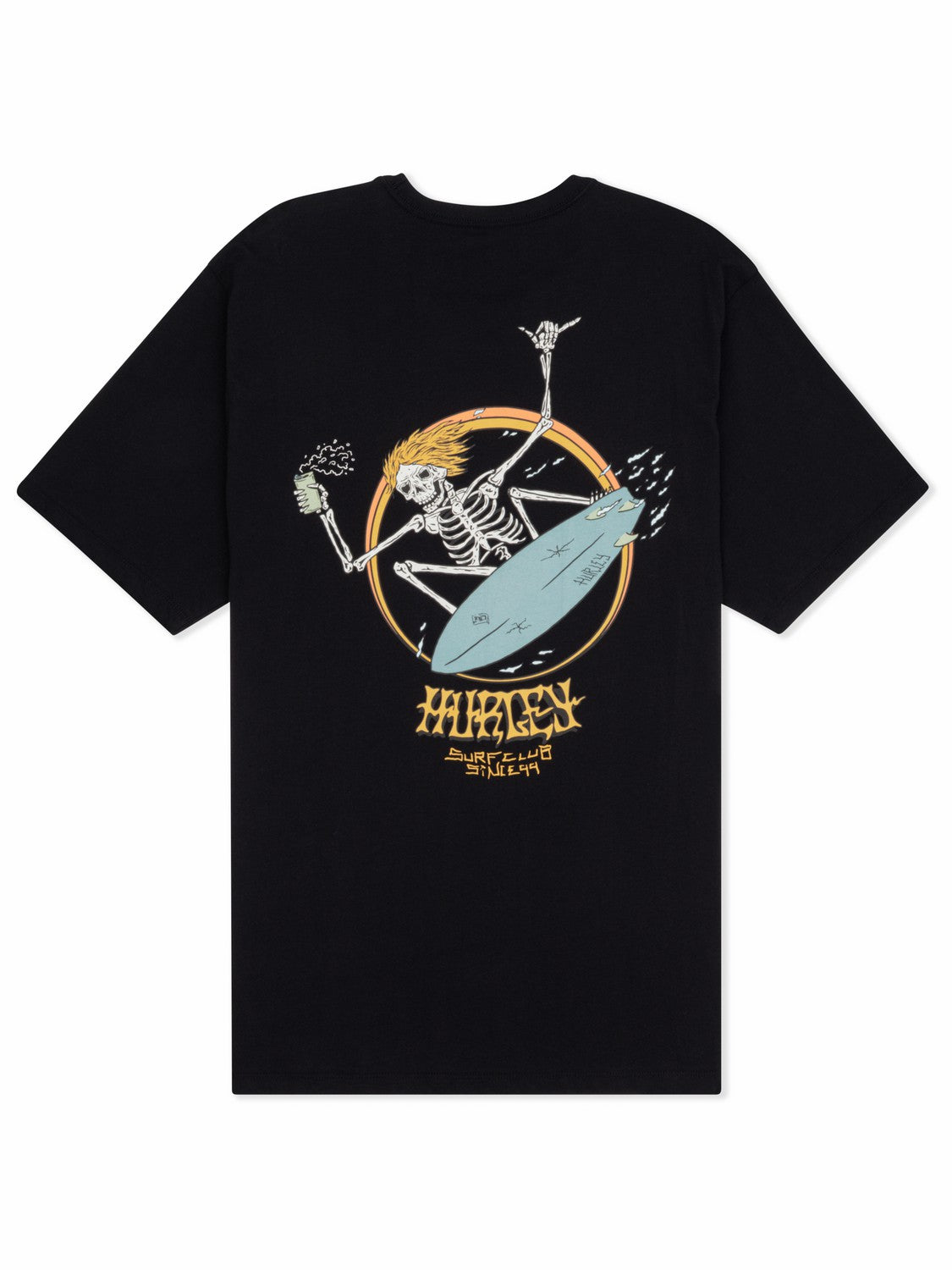 Skeletor Short Sleeve Black - Hurley