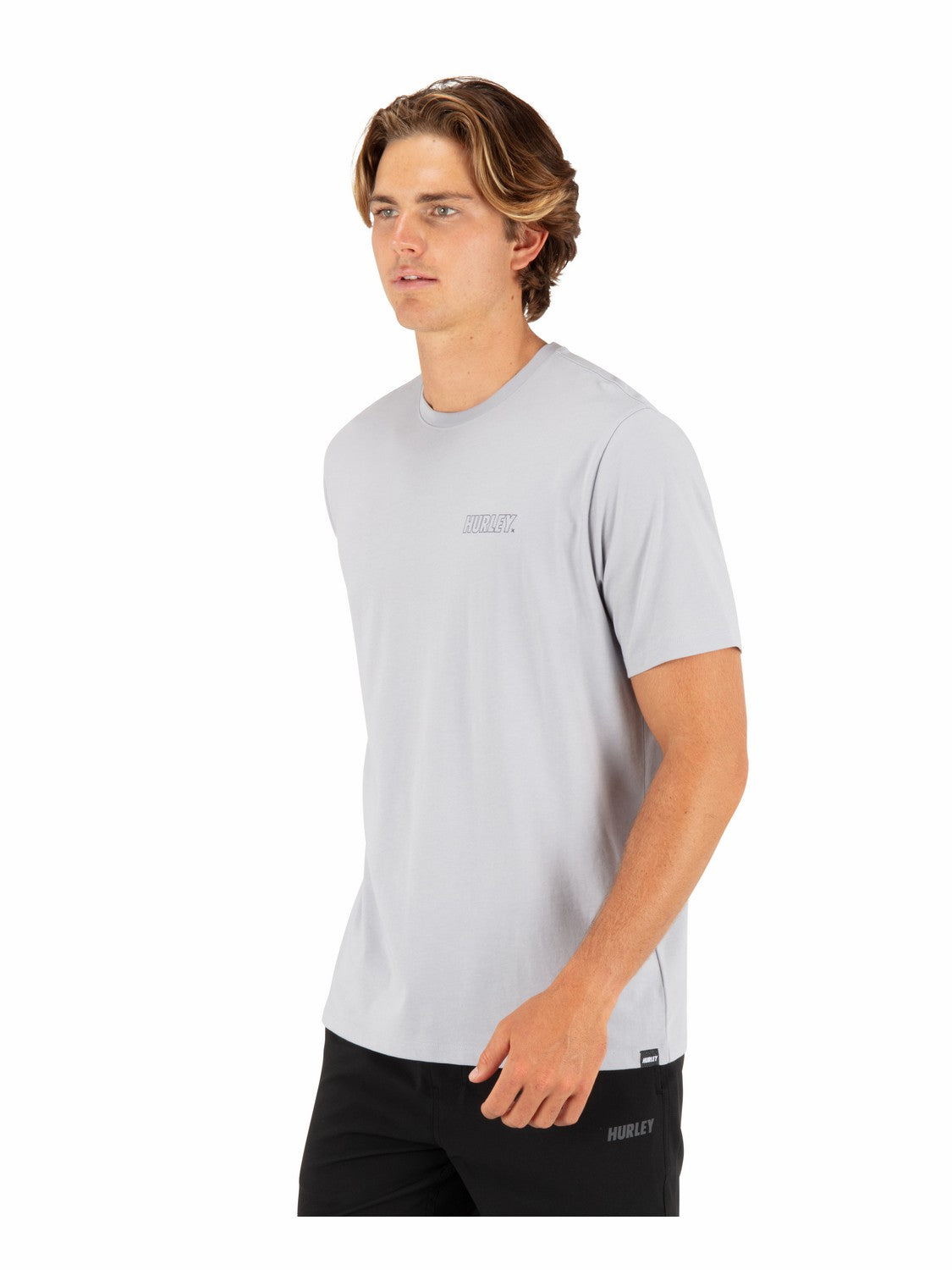 H20-Dri Fastlane Lined Short Sleeve Light Asteroid - Hurley