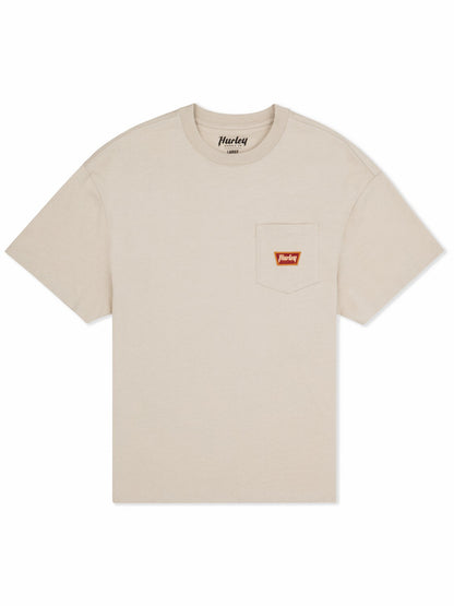 Built Patch Pocket Short Sleeve Bone - Hurley