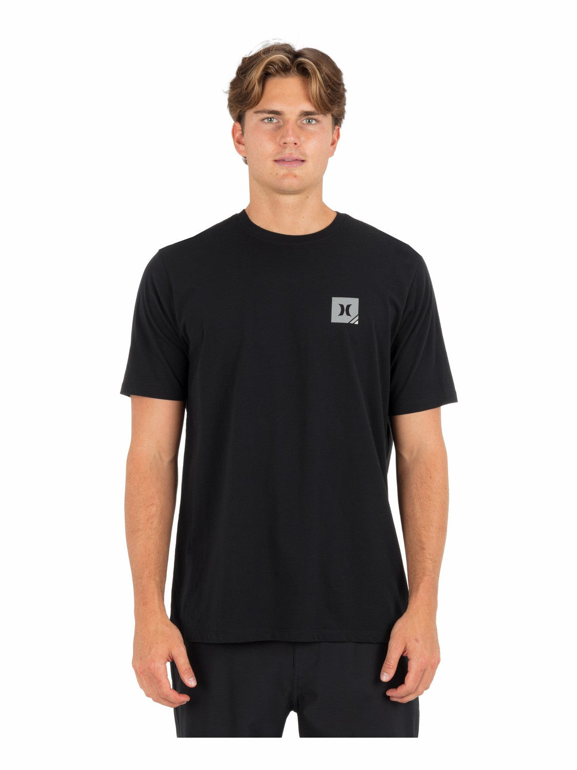 Corner Short Sleeve Black - Hurley