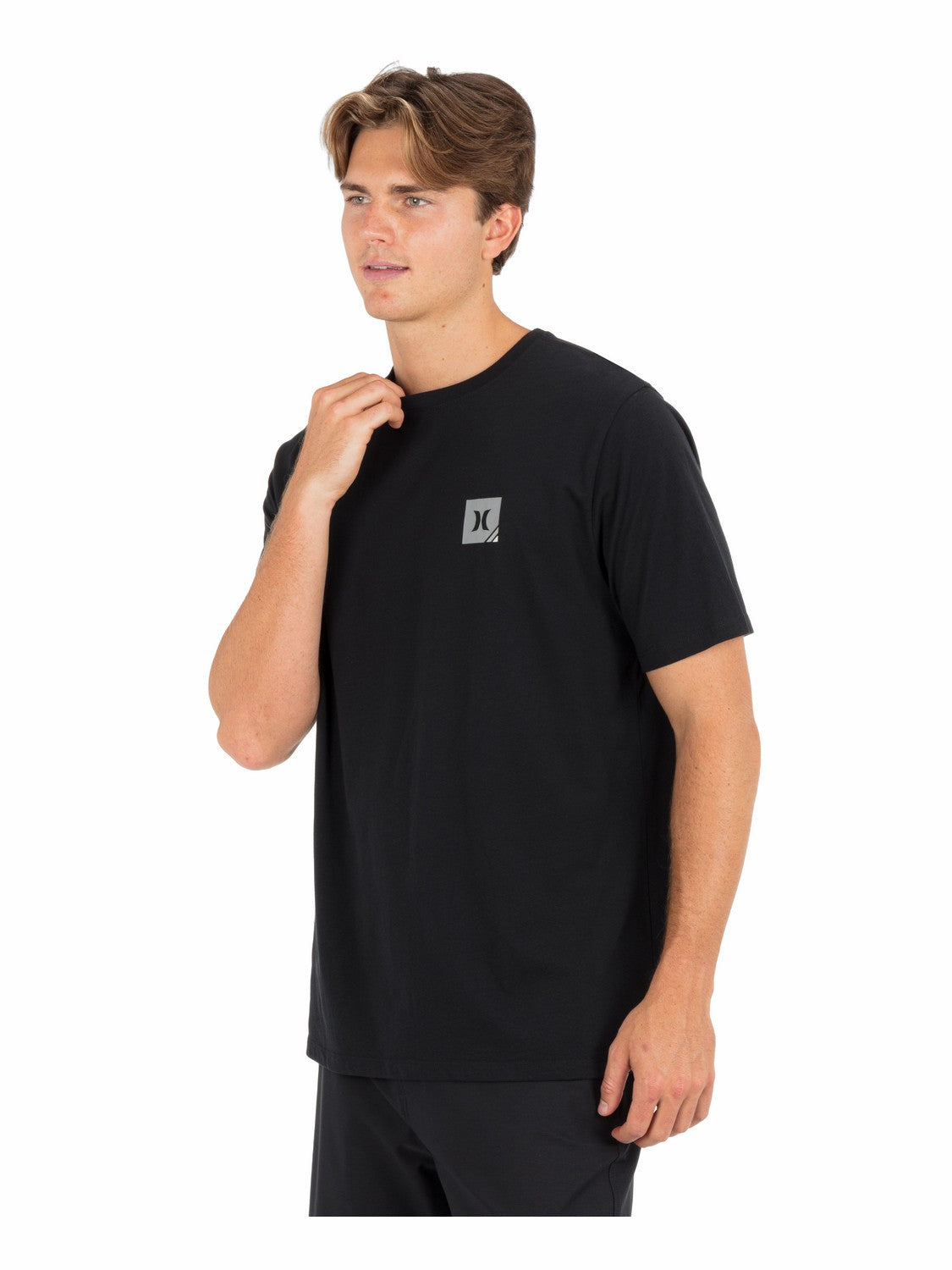 Corner Short Sleeve Black - Hurley