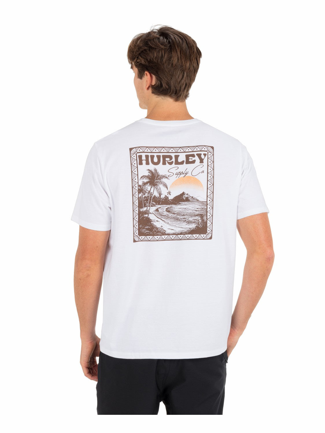 Island Scape Short Sleeve White - Hurley
