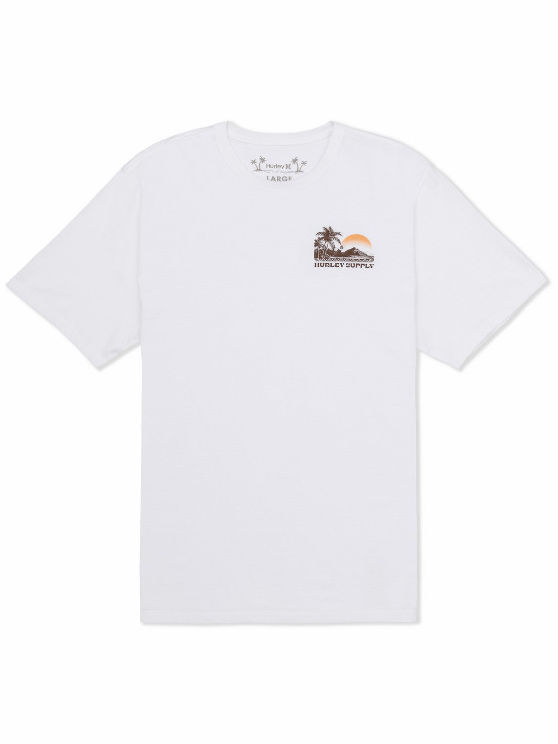 Island Scape Short Sleeve White - Hurley