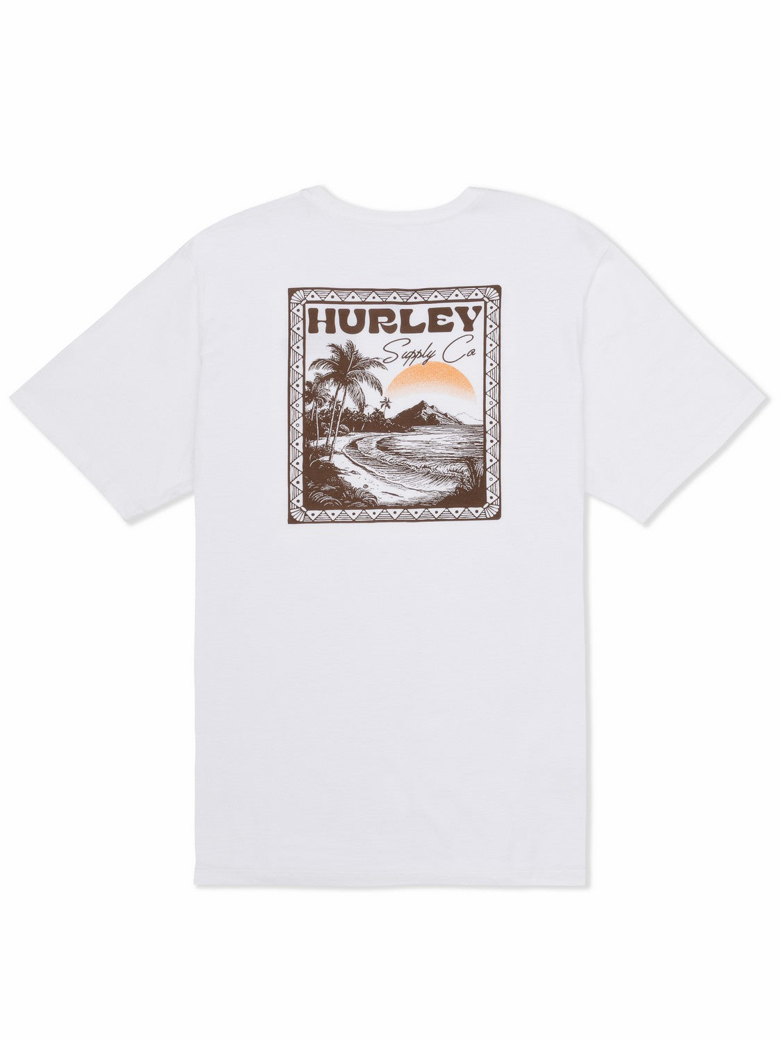 Island Scape Short Sleeve White - Hurley