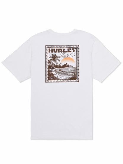 Island Scape Short Sleeve White - Hurley