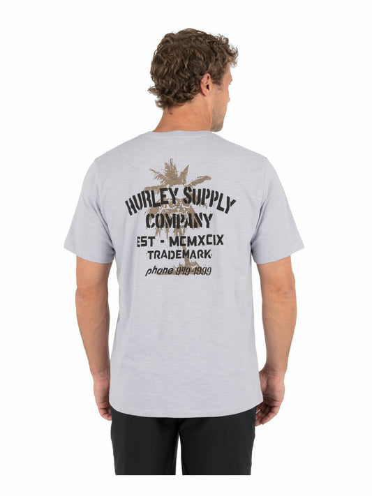 Shape Shack Slub Short Sleeve Light Asteroid - Hurley