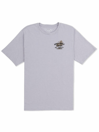 Shape Shack Slub Short Sleeve Light Asteroid - Hurley