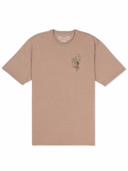 Hula In Paradise Short Sleeve Bristlecone Heather - Hurley