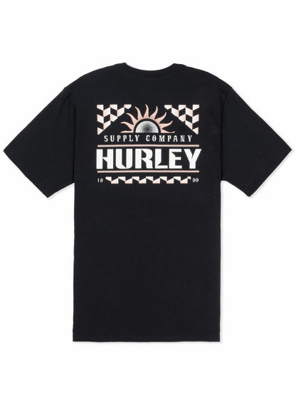 Rise Short Sleeve Black - Hurley