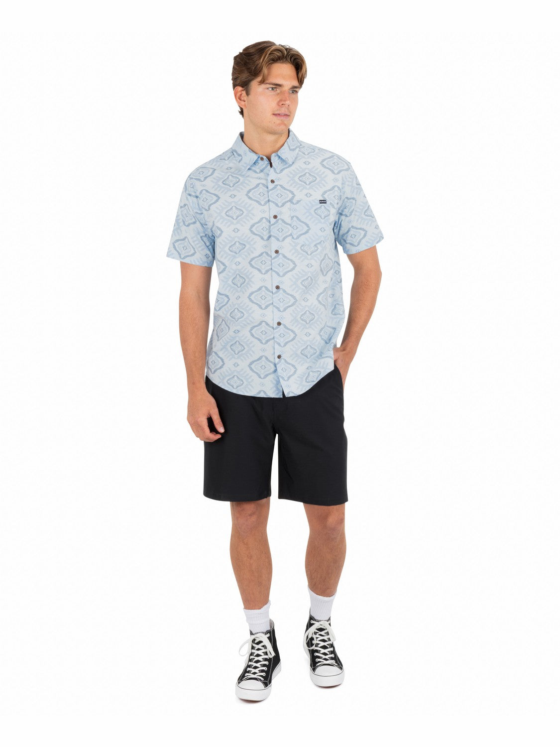Lido Stretch Short Sleeve Iceland - Hurley