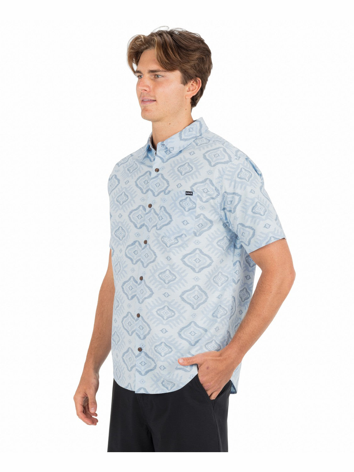 Lido Stretch Short Sleeve Iceland - Hurley