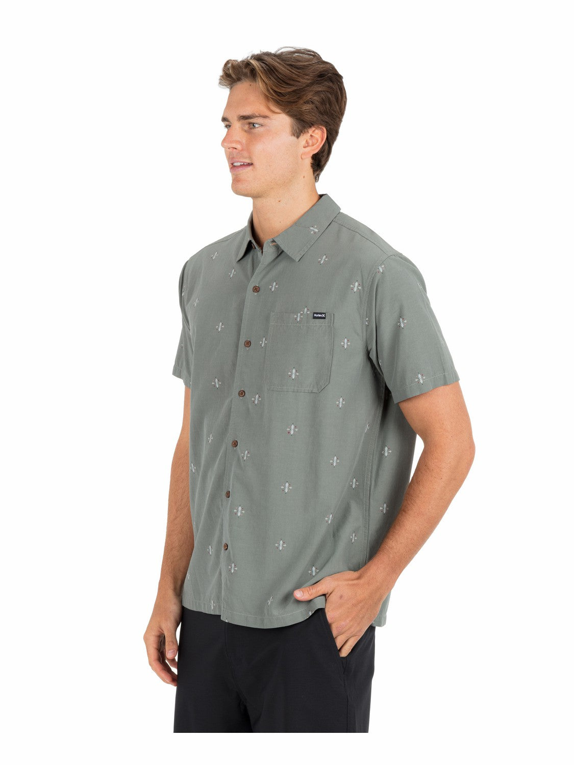 Aero Short Sleeve Great White Combo - Hurley