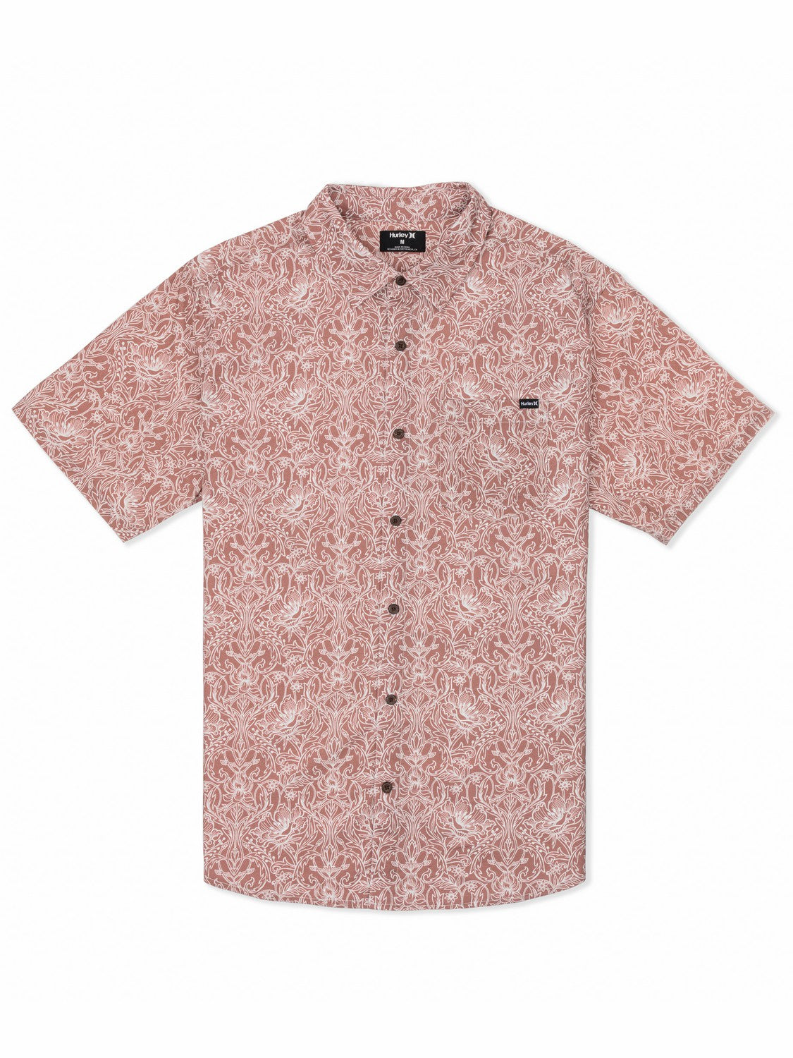 Lido Stretch Short Sleeve Phantom Rose - Hurley