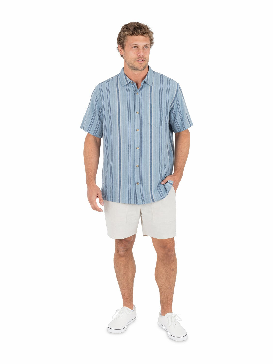 Oceanside Short Sleeve Spring Breeze - Hurley