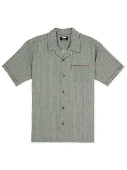 Lay Day Camp Short Sleeve Army - Hurley