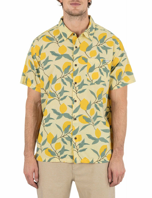 Rincon Short Sleeve Printed Shirt PINEAPPLE - Hurley