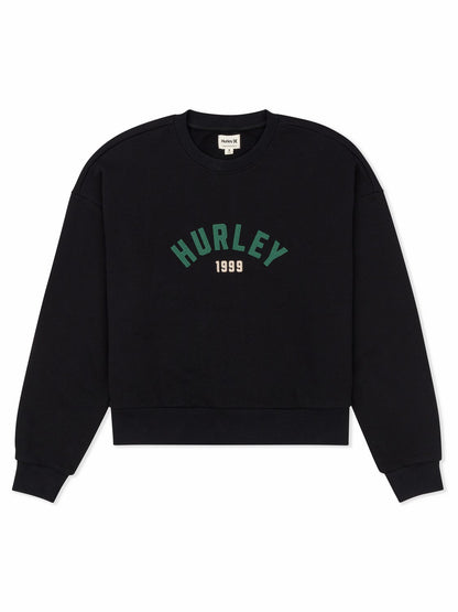 Worthy Boxy Crew BLACK - Hurley