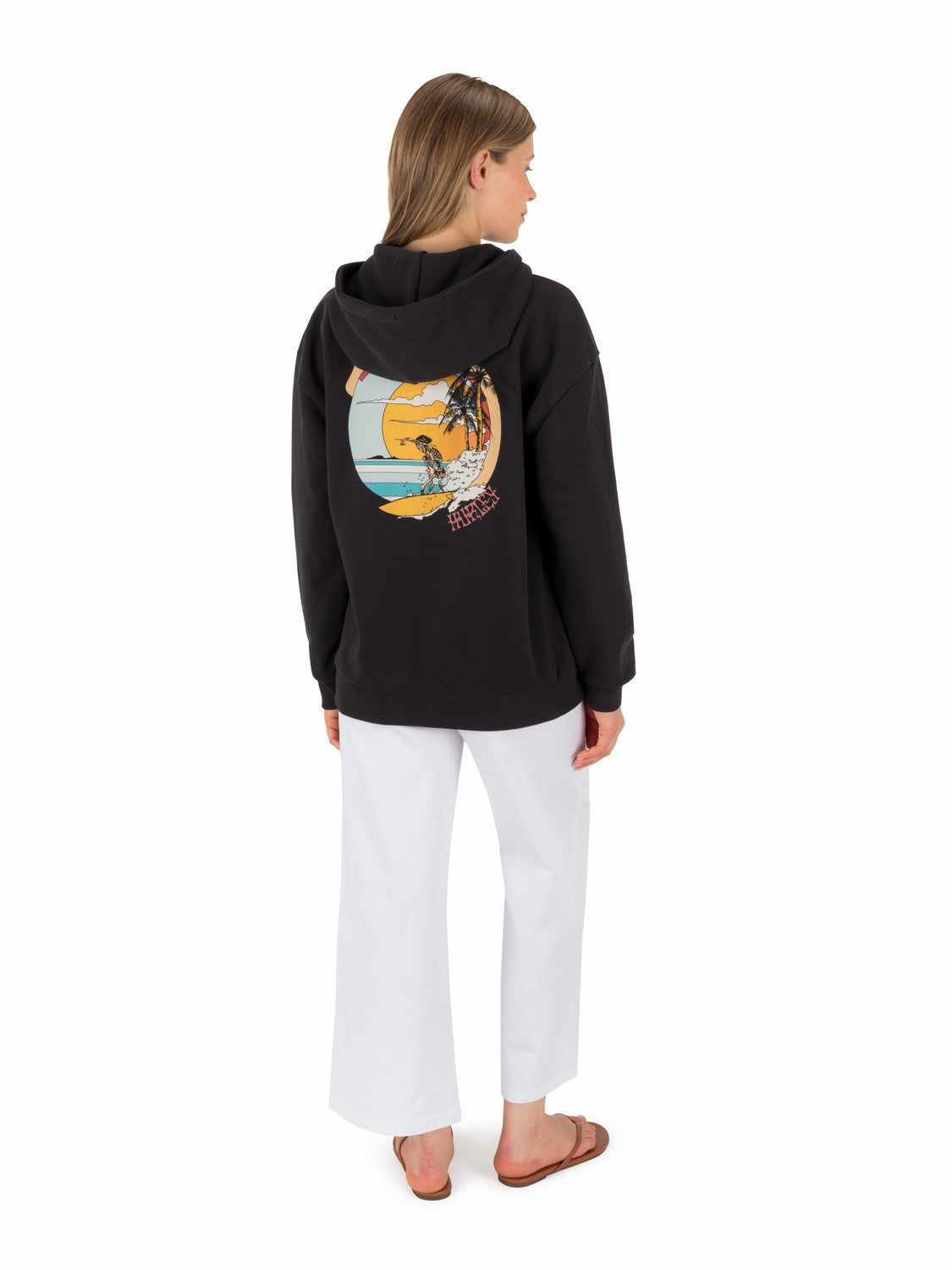 Forever Oversized Hoodie OFF BLACK - Hurley