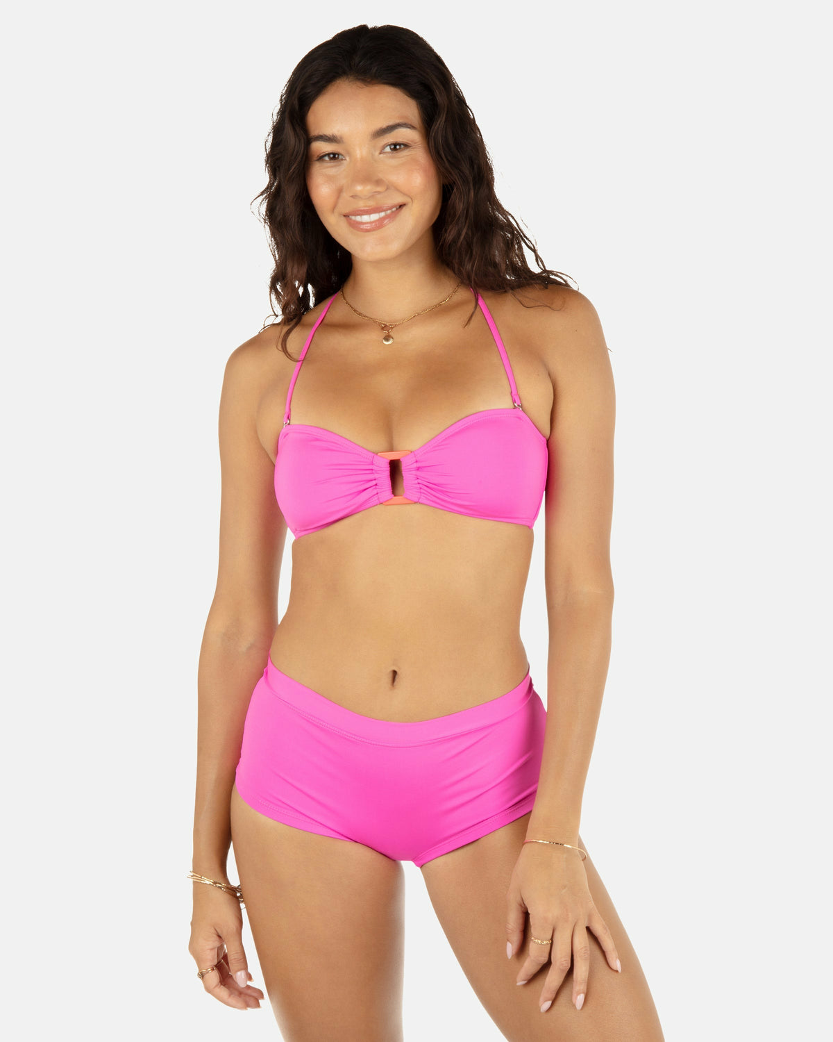 Solid Ring Bandeau Disco Pink/Maraschino - Hurley