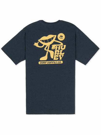 All Smiles Short Sleeve Armored Navy - Hurley